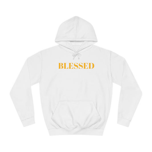 Unisex College Hoodie-Blessed