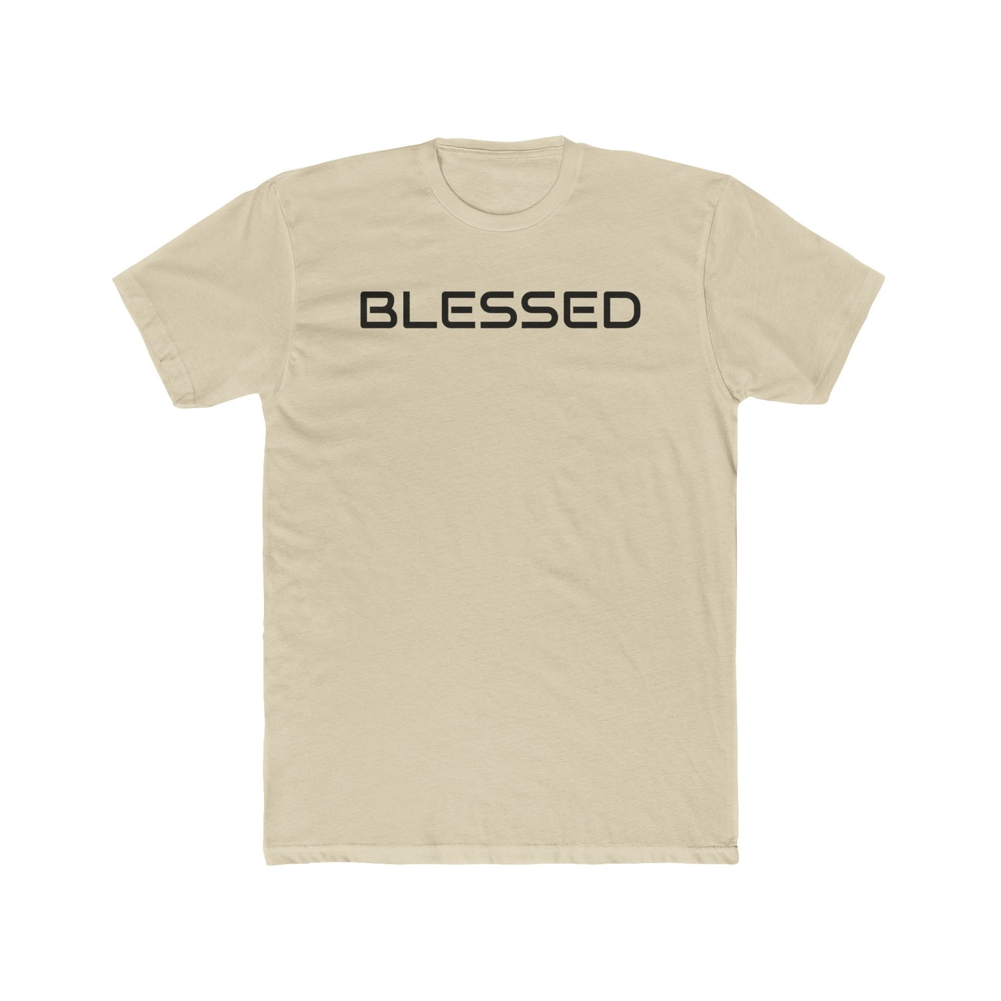 Cotton Crew T-shirt-Blessed