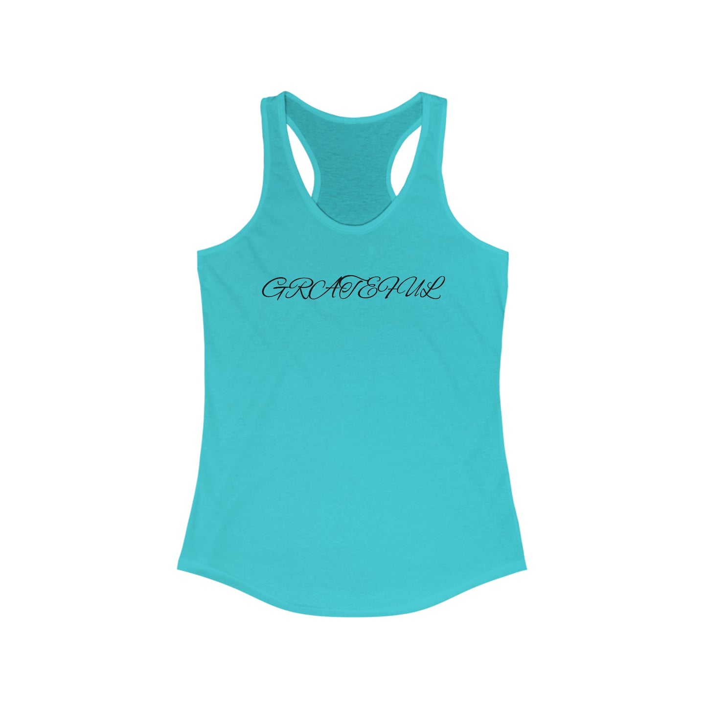 Women's Racerback Tank-Grateful