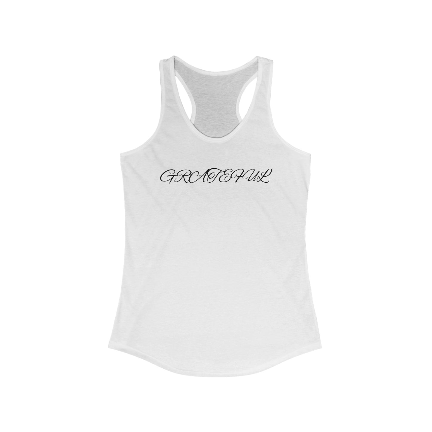 Women's Racerback Tank-Grateful