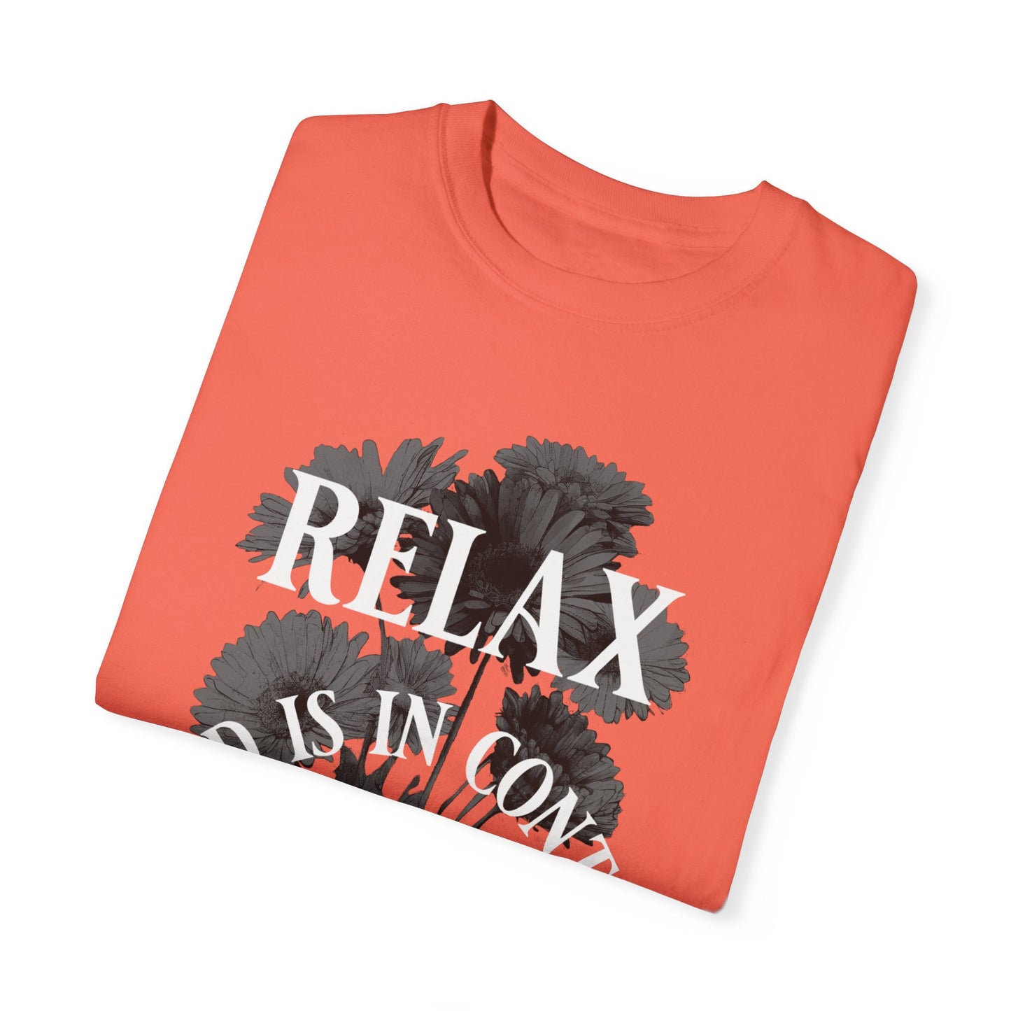 Unisex Cotton T-shirt-Relax God is in Control