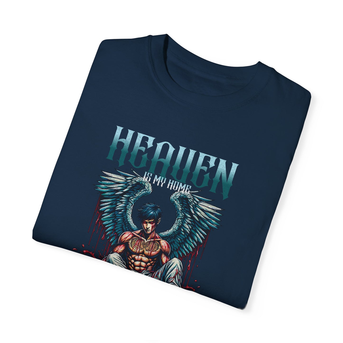 Unisex Cotton T-shirt-Heaven is My Home