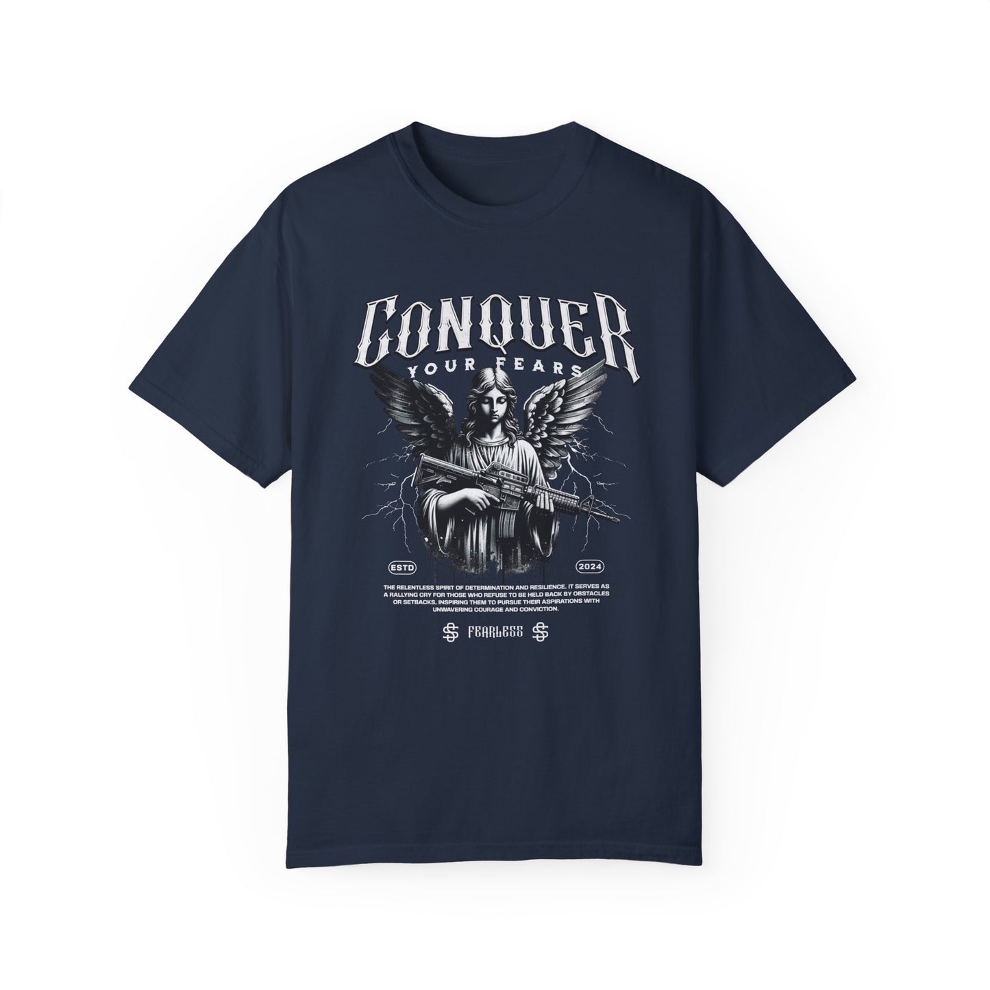 Unisex Cotton T-shirt-Conquer Your Fears