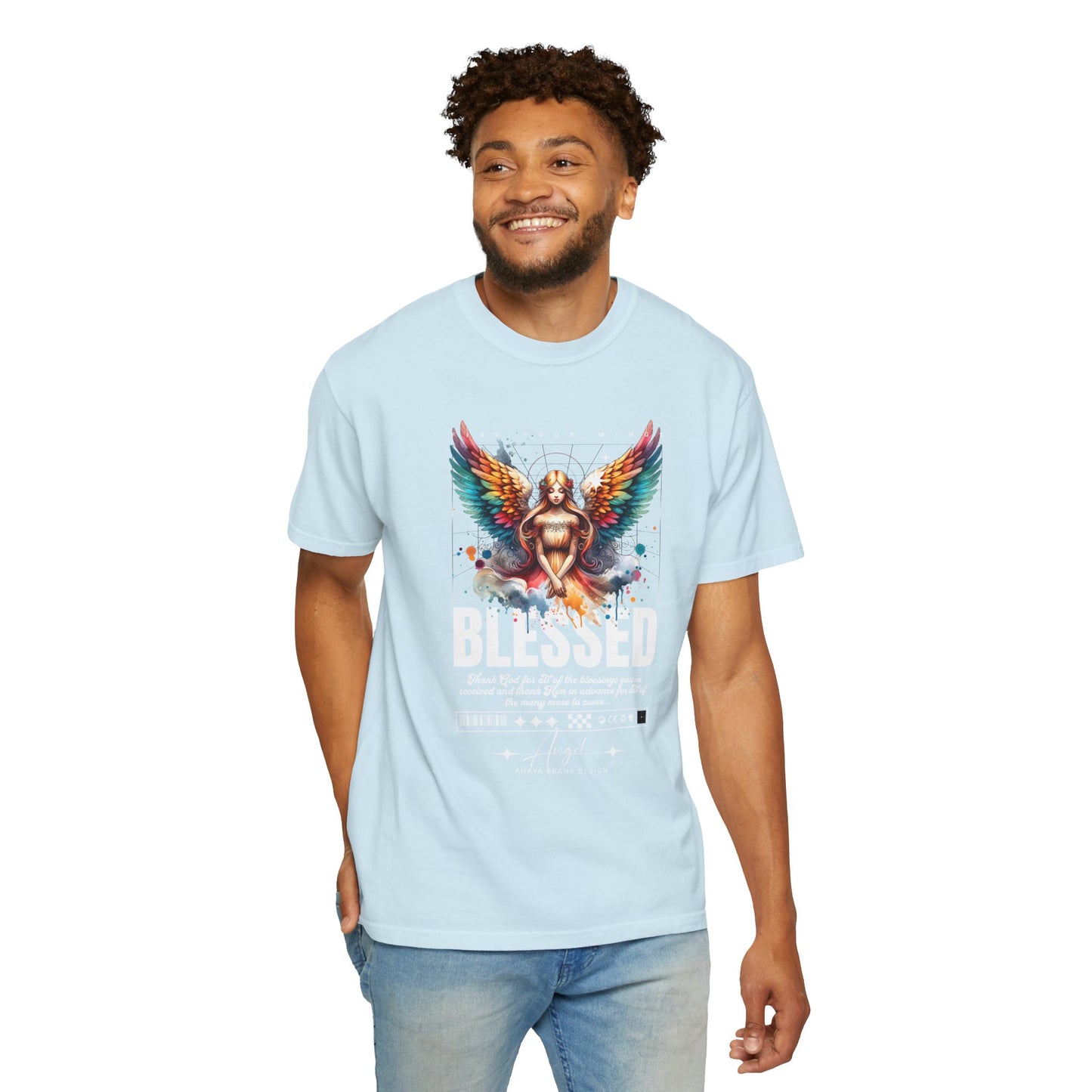 Unisex Cotton T-shirt-Blessed