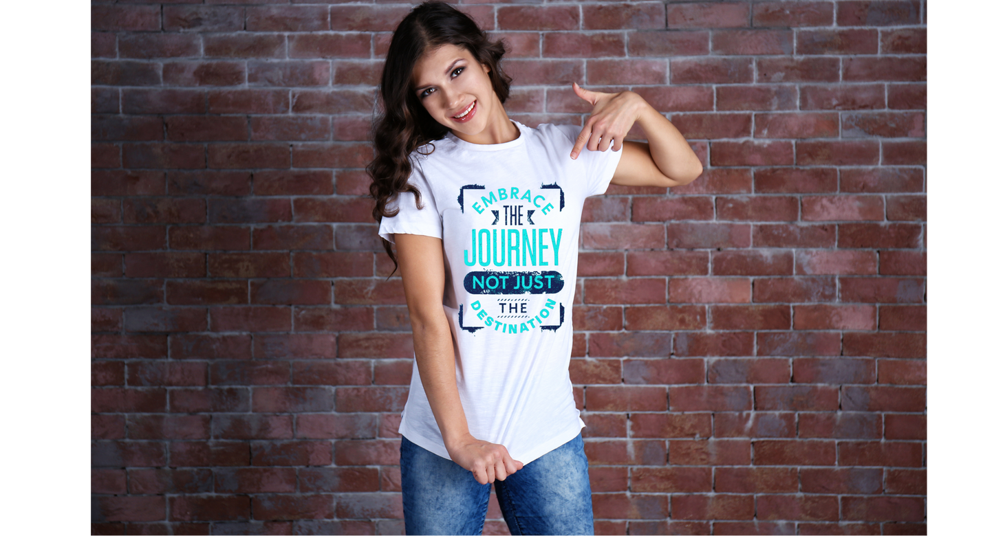 Unisex CottonT-shirt-Embrace the Journey