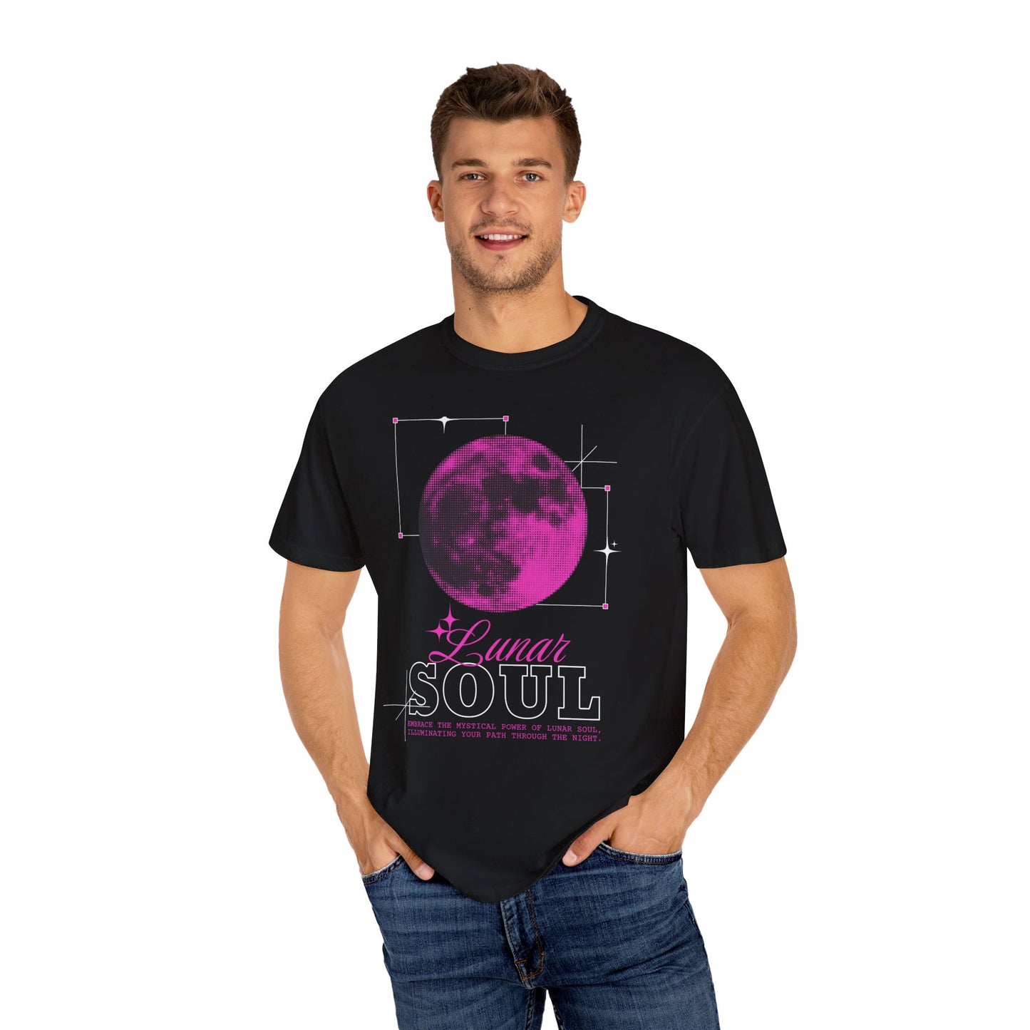 Unisex Cotton T-shirt-Lunar Soul