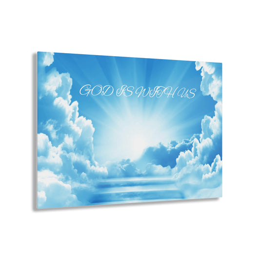 Acrylic Prints Wall Art - God is With Us