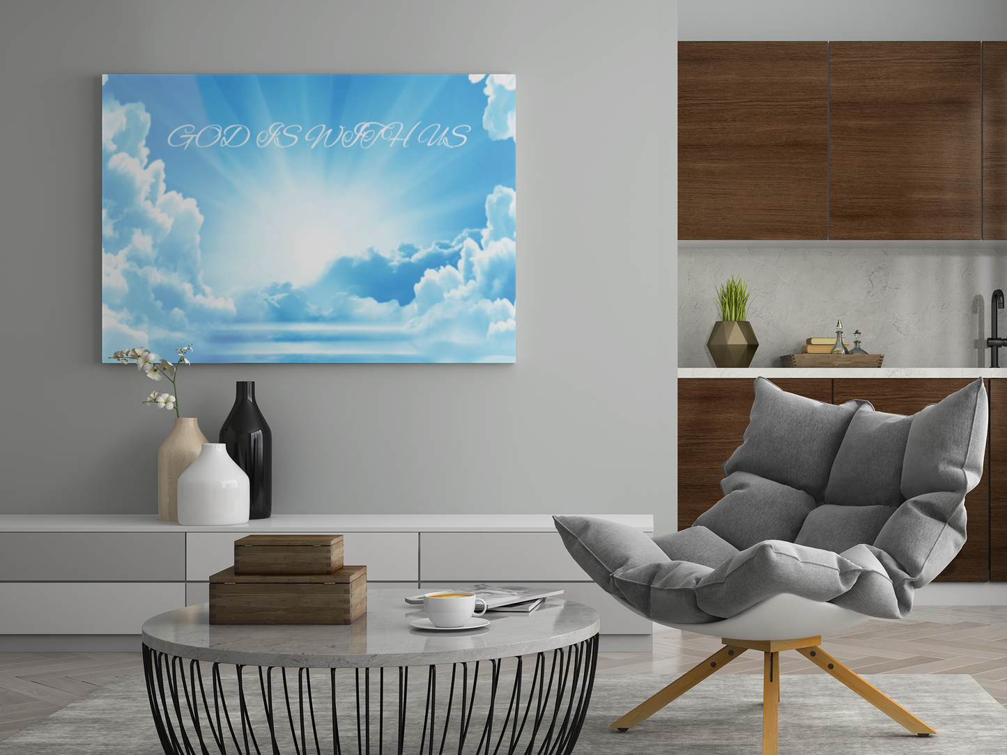 Acrylic Prints Wall Art - God is With Us