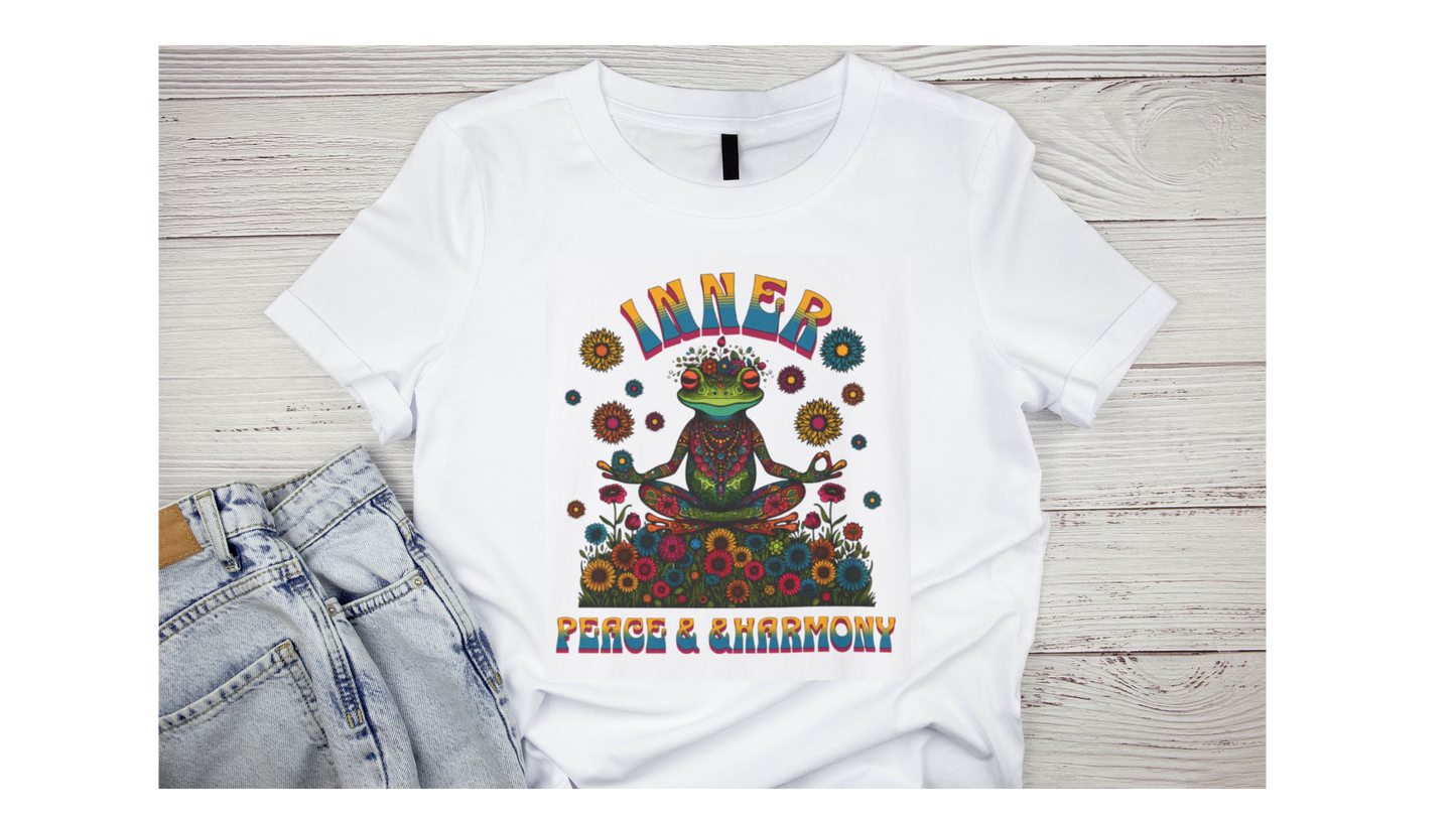 Unisex Cotton T-shirt-Inner Peace