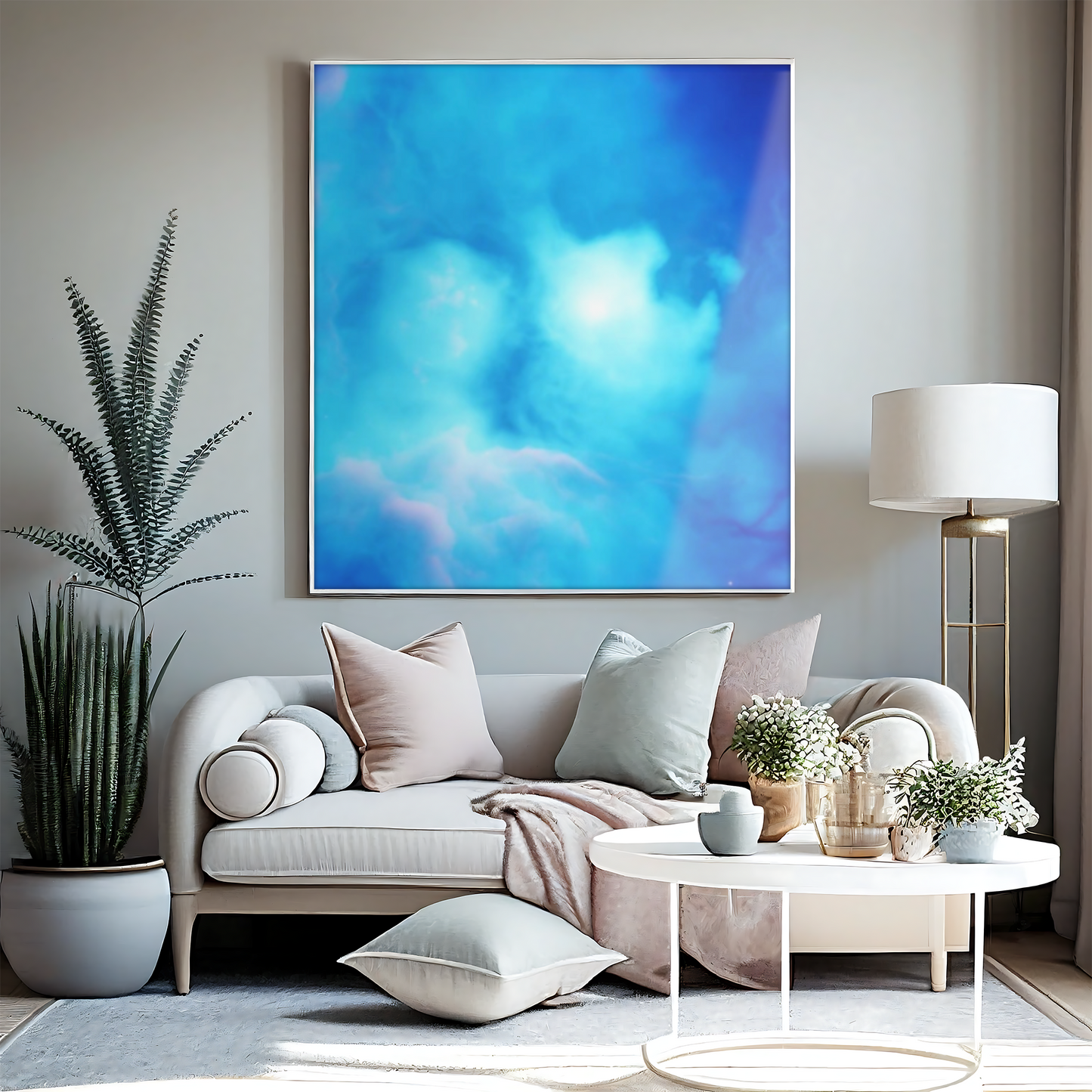 Acrylic Prints Wall Art-Blue Bliss